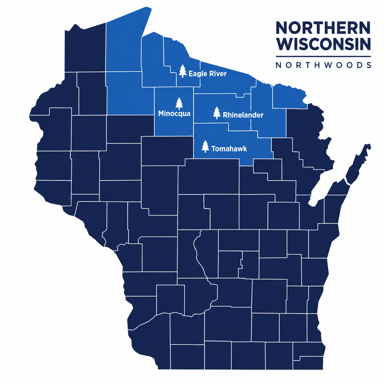 northwoods map